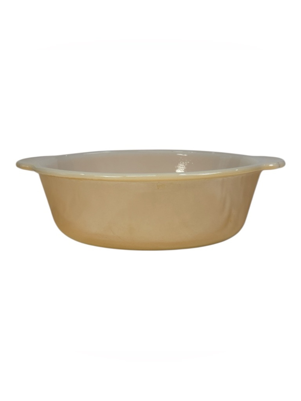 Anchor Hocking Fire King 467 Peach Luster 1.5 QT Oven Ware Casserole Dish Bowl - Picture 3 of 7